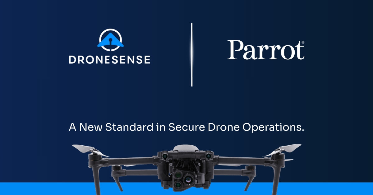 DroneSense partners with Parrot to deliver integrated drone solutions.