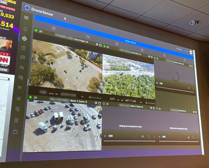 Emergency supply distribution powered by DroneSense